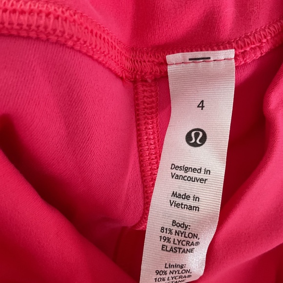 Lululemon Shorts- Pink - Picture 4 of 4